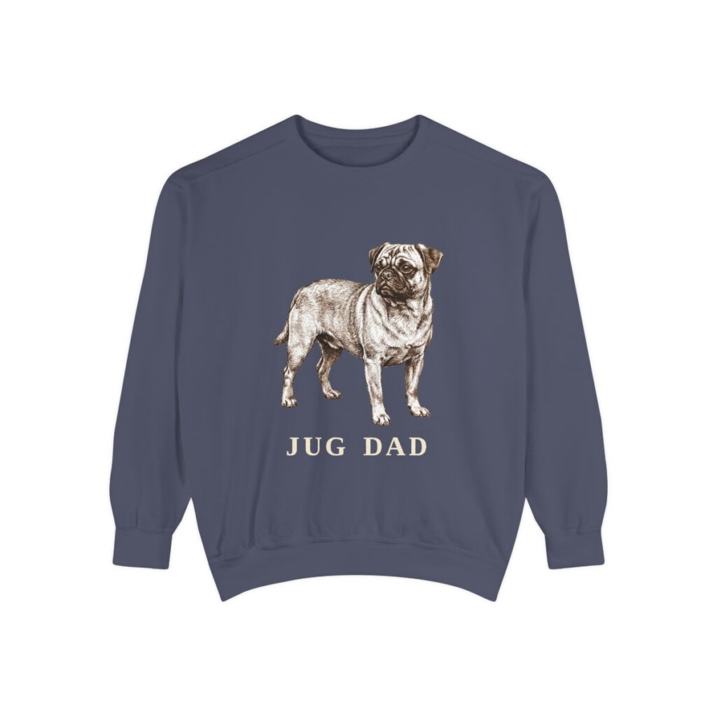 Jug Dad Sweatshirt, Denim, front view