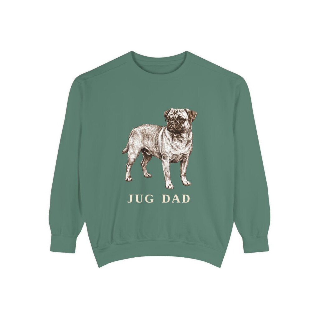 Jug Dad Sweatshirt, Light Green, front view