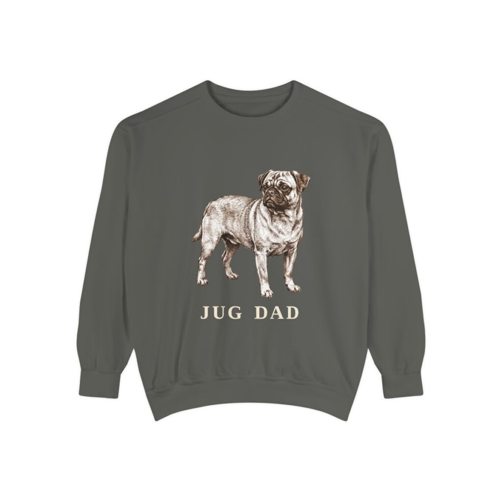 Jug Dad Sweatshirt, Pepper, front view