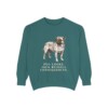 Jug Humor Sweatshirt, Blue Spruce, front view