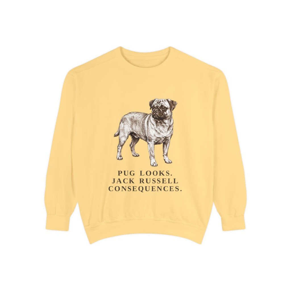 Jug Humor Sweatshirt, Butter, front view