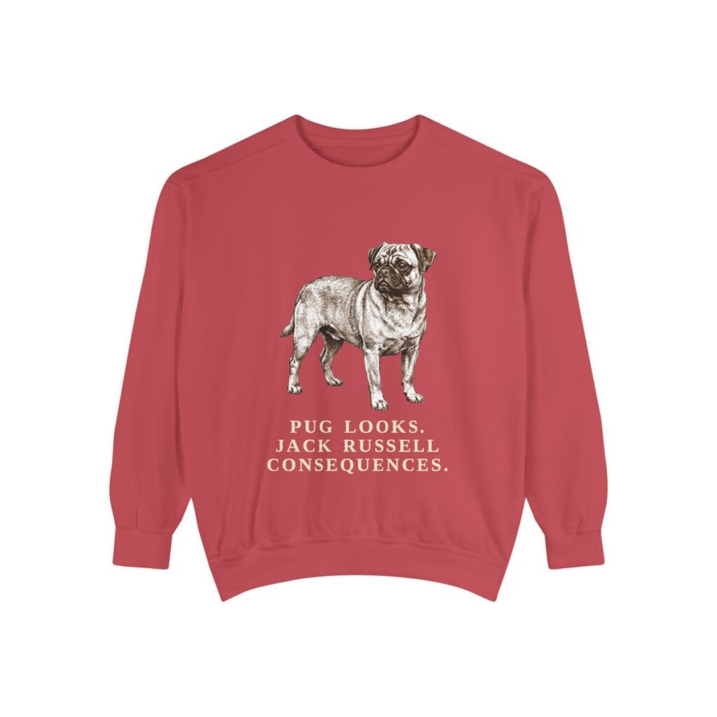 Jug Humor Sweatshirt, Crimson, front view