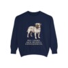 Jug Humor Sweatshirt, True Navy, front view
