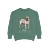 Jug Latin Sweatshirt, Light Green, front view