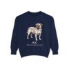 Jug Latin Sweatshirt, True Navy, front view