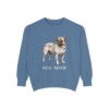 Jug Mom Sweatshirt, Blue Jean, front view
