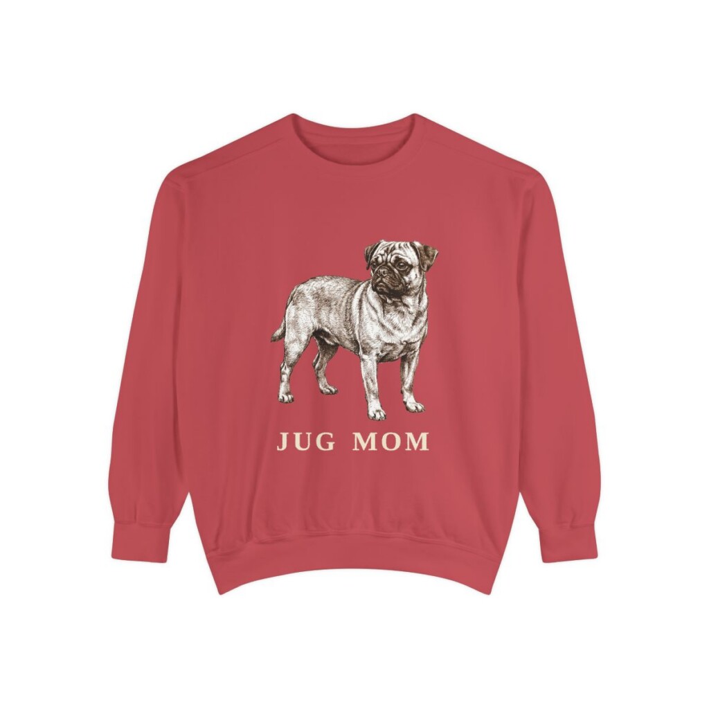 Jug Mom Sweatshirt, Crimson, front view