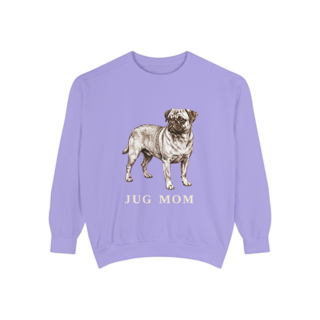 Jug Mom Sweatshirt, Violet, front view