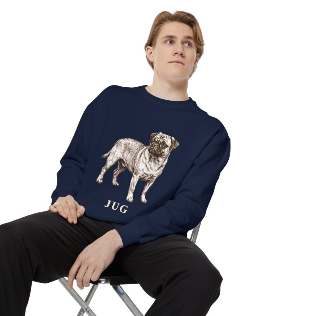 Jug Sweatshirt, True Navy, person 1 context
