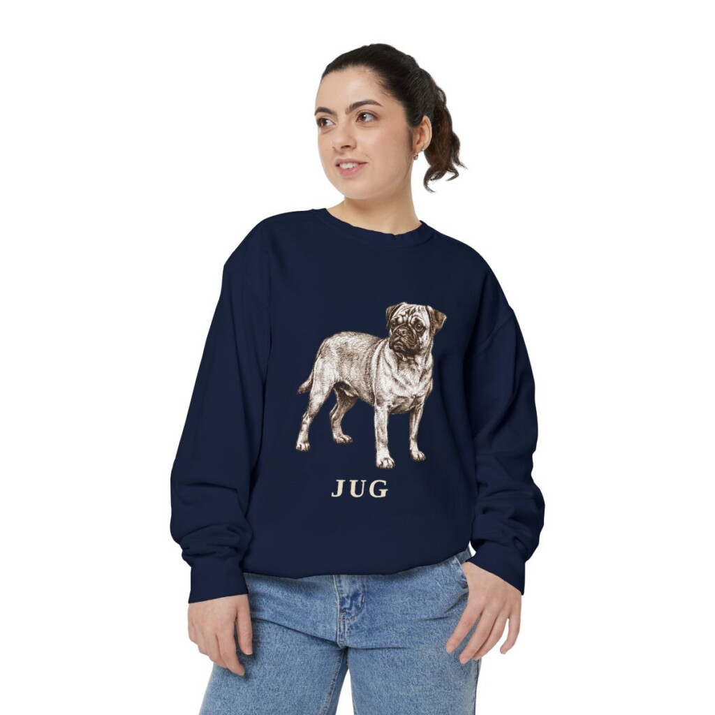 Jug Sweatshirt, True Navy, person 2 front
