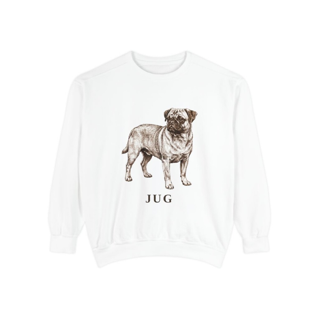 Jug Sweatshirt, White, front view
