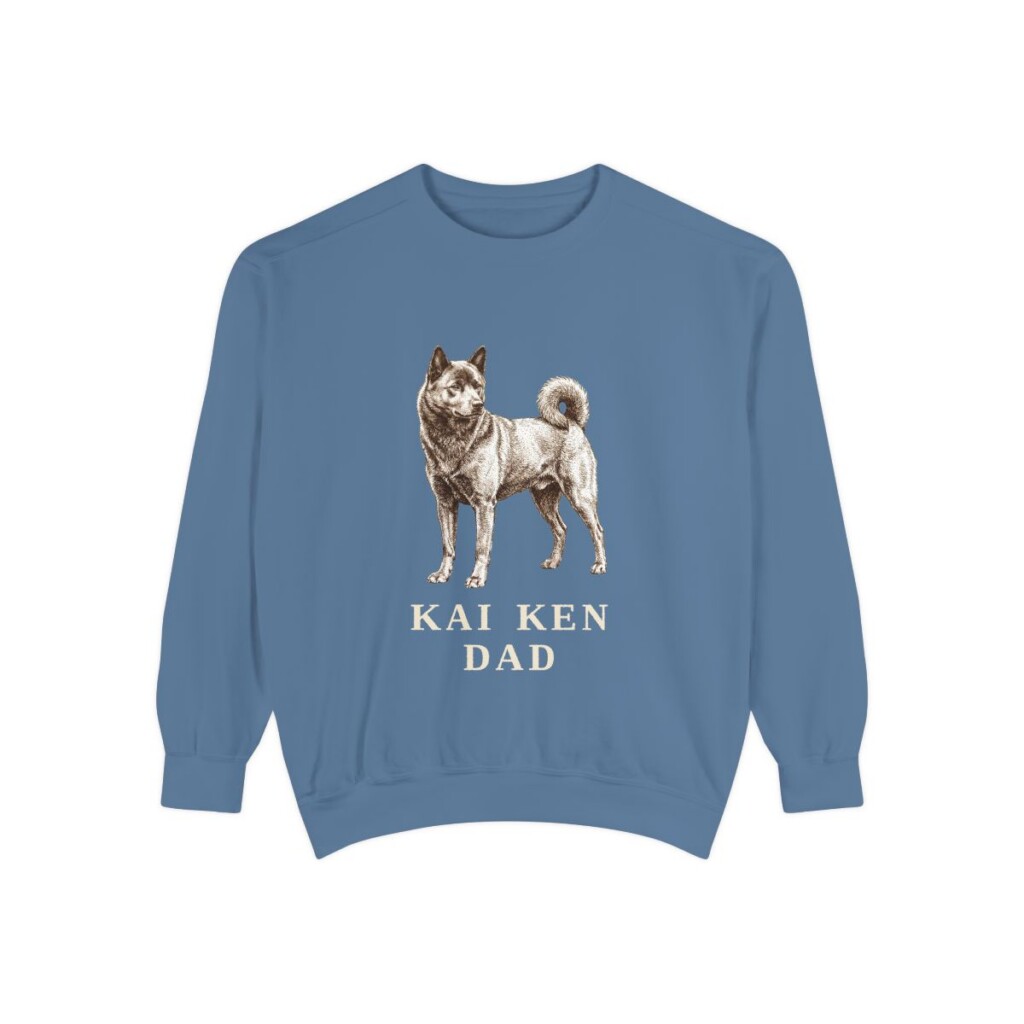kai-ken-sweatshirt-dad-blue-jean-1 Kai Ken Dad Sweatshirt, Blue Jean, front view