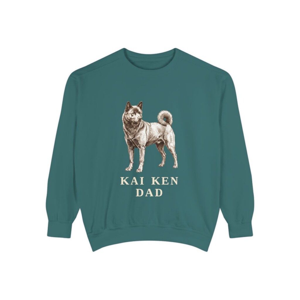 kai-ken-sweatshirt-dad-blue-spruce-1 Kai Ken Dad Sweatshirt, Blue Spruce, front view
