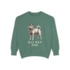 kai-ken-sweatshirt-dad-light-green-1 Kai Ken Dad Sweatshirt, Light Green, front view