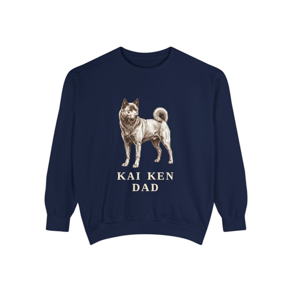 kai-ken-sweatshirt-dad-true-navy-1 Kai Ken Dad Sweatshirt, True Navy, front view