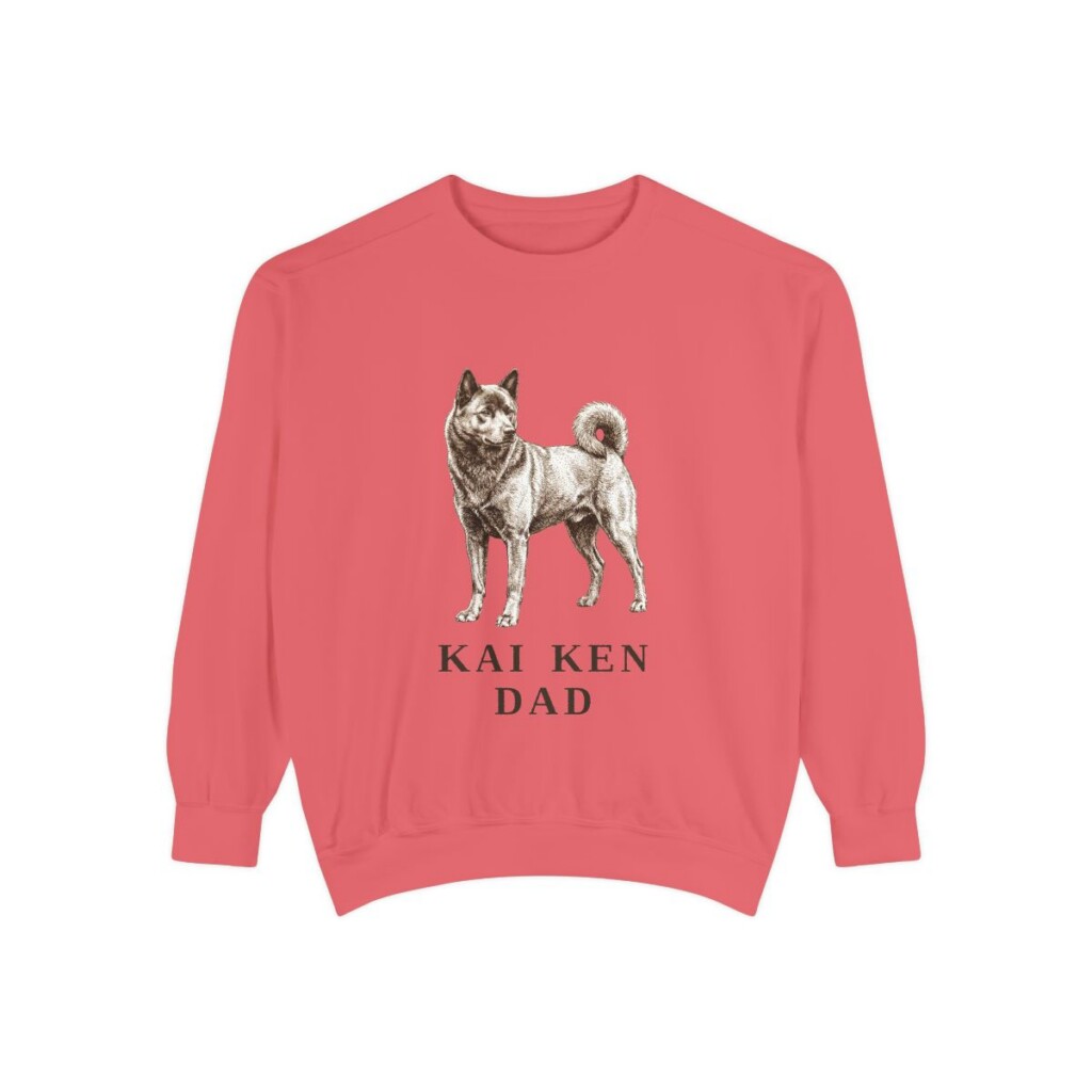 kai-ken-sweatshirt-dad-watermelon-1 Kai Ken Dad Sweatshirt, Watermelon, front view