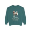 Kai Ken Humor Sweatshirt, Blue Spruce, front view