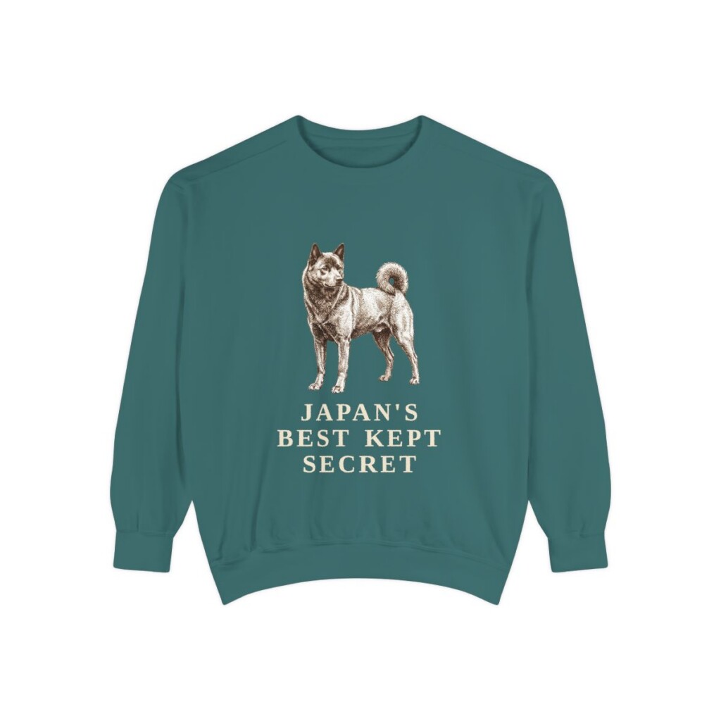Kai Ken Humor Sweatshirt, Blue Spruce, front view