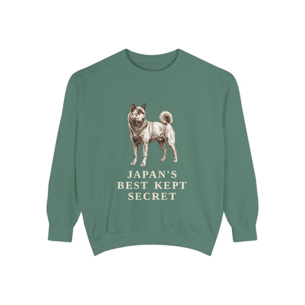 Kai Ken Humor Sweatshirt, Light Green, front view