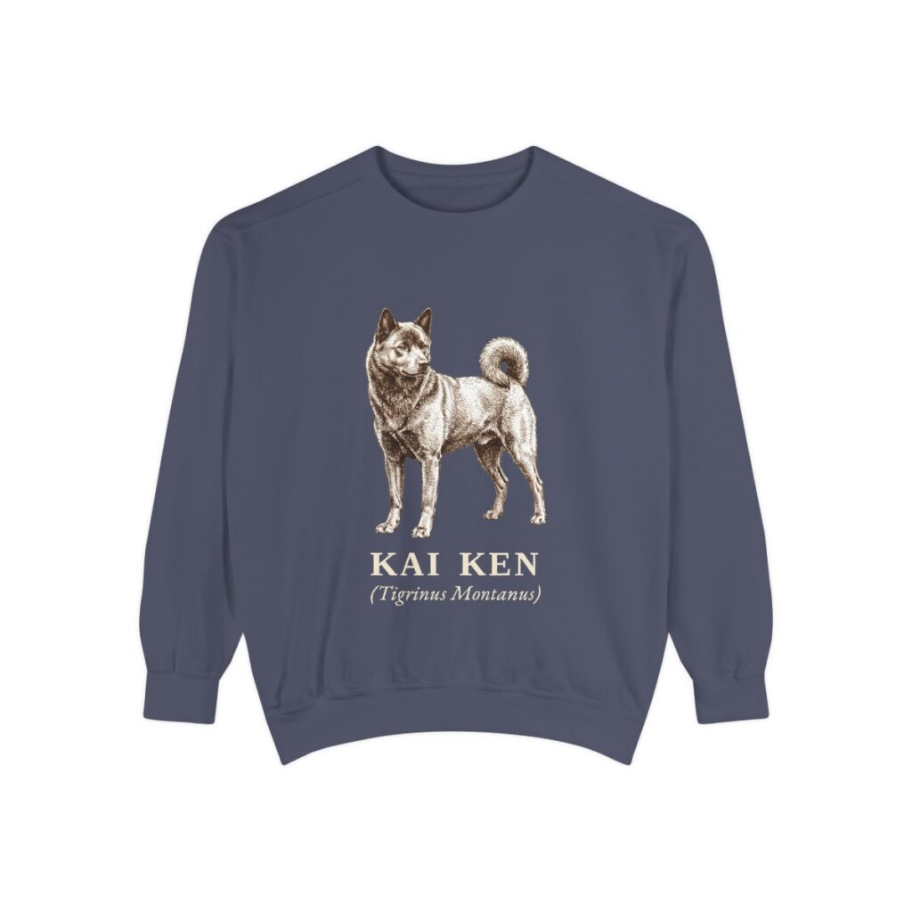 Kai Ken Latin Sweatshirt, Denim, front view