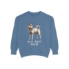 Kai Ken Mom Sweatshirt, Blue Jean, front view