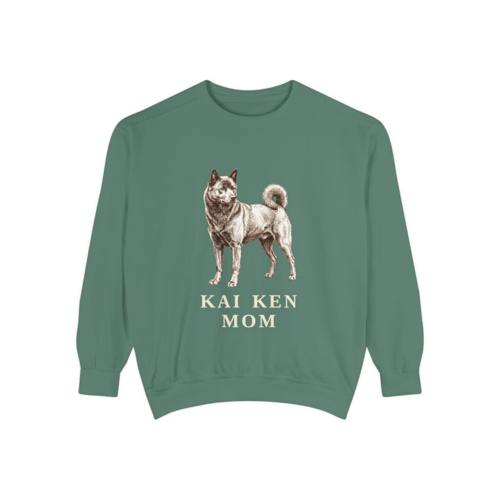 Kai Ken Mom Sweatshirt, Light Green, front view