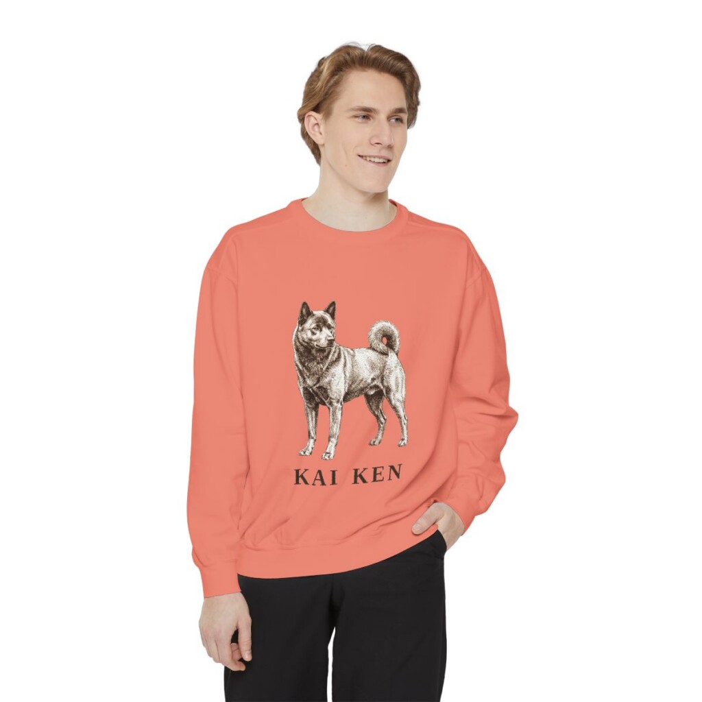 Kai Ken Sweatshirt, Terracotta, person 1 front