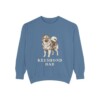 Keeshond Dad Sweatshirt, Blue Jean, front view