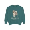 Keeshond Dad Sweatshirt, Blue Spruce, front view