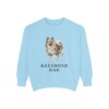 Keeshond Dad Sweatshirt, Chambray, front view