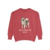 Keeshond Dad Sweatshirt, Crimson, front view