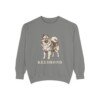 Keeshond Sweatshirt, Grey, front view