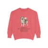 Keeshond Humor Sweatshirt, Watermelon, front view