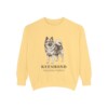 Keeshond Latin Sweatshirt, Butter, front view