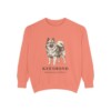 Keeshond Latin Sweatshirt, Terracotta, front view