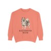 Keeshond Mom Sweatshirt, Terracotta, front view