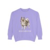 Keeshond Sweatshirt, Violet, front view