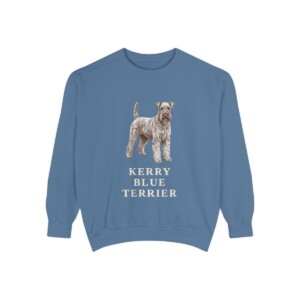 Kerry Blue Terrier Sweatshirt, Blue Jean, front view