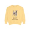 kerry-blue-terrier-sweatshirt-butter Kerry Blue Terrier Sweatshirt, Butter, front view