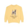 Kerry Blue Terrier Dad Sweatshirt, Butter, front view