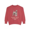 Kerry Blue Terrier Dad Sweatshirt, Crimson, front view