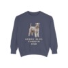Kerry Blue Terrier Dad Sweatshirt, Denim, front view
