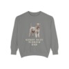 Kerry Blue Terrier Dad Sweatshirt, Grey, front view