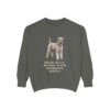 Kerry Blue Terrier Humor Sweatshirt, Pepper, front view