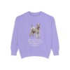 Kerry Blue Terrier Humor Sweatshirt, Violet, front view