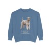 Kerry Blue Terrier Latin Sweatshirt, Blue Jean, front view