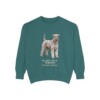 Kerry Blue Terrier Latin Sweatshirt, Blue Spruce, front view