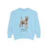 Kerry Blue Terrier Latin Sweatshirt, Chambray, front view