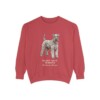 Kerry Blue Terrier Latin Sweatshirt, Crimson, front view