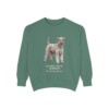Kerry Blue Terrier Latin Sweatshirt, Light Green, front view